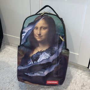 Sprayground limited edition Mona Lisa backpack